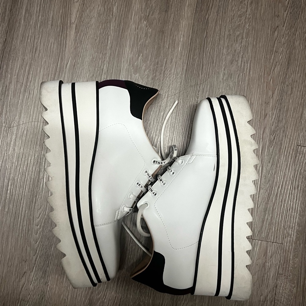 White Platform Sneakers